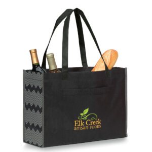 Chevron Non-Woven Shopper