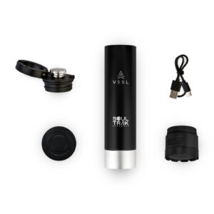 Custom VSSL Insulated Flask with Bluetooth Speaker_SwagSway Promotions_Promotional Products Supplier. Company Swag, Branded Tech Swag, Promotional Products by SwagSway Promotions.