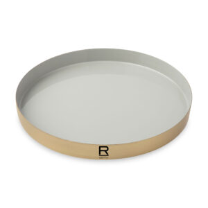 Be Home® Luxe Round Enamel Tray