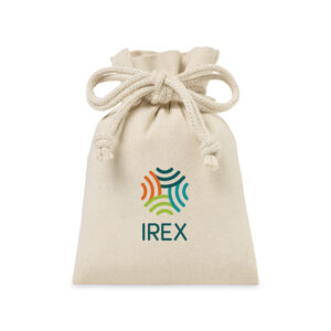 Eco-conscious Canvas Drawstring Gift Bag - Small