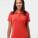 Custom Personalized Polo Shirts in Real Coral Color. Branded Wearables by SwagSway Promotions