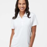 Custom Personalized Polo Shirts in White Color. Branded Wearables by SwagSway Promotions