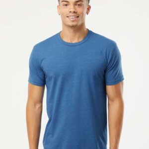 Next Level -Unisex CVC T-Shirt - L, Heather Cool Blue