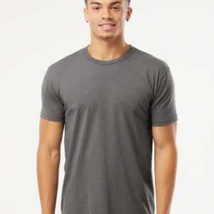 Next Level -Unisex CVC T-Shirt - L, Heather Heavy Metal