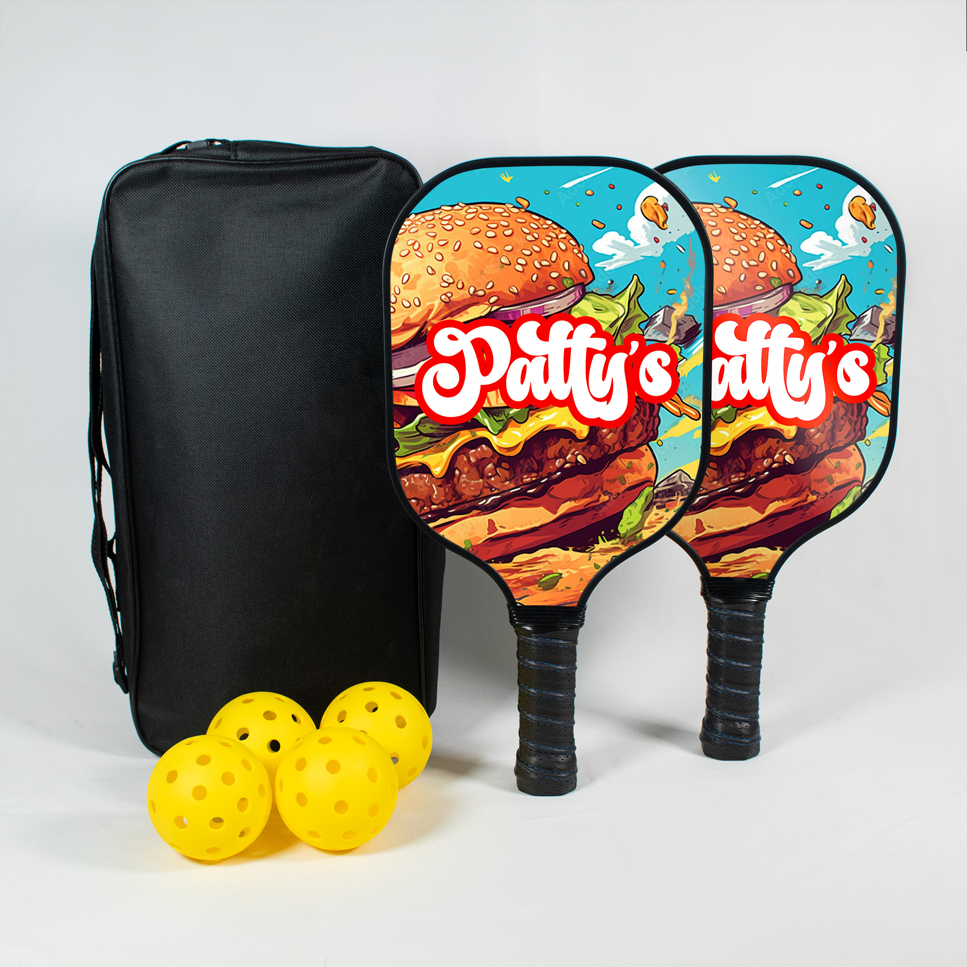 Custom Fiberglass-pickleball-paddle-set-game_SwagSway Promotions_Promotional Products Supplier_1