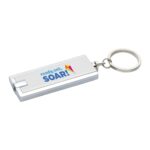 Custom Rectangular Key Lights, Customized Keychains, branded Keyrings by SwagSway Promotions, Swagsway Promotions is the Top Supplier for Promotional Products in Canada and the US