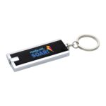 Custom Rectangular Key Lights, Customized Keychains, branded Keyrings by SwagSway Promotions, Swagsway Promotions is the Top Supplier for Promotional Products in Canada and the US